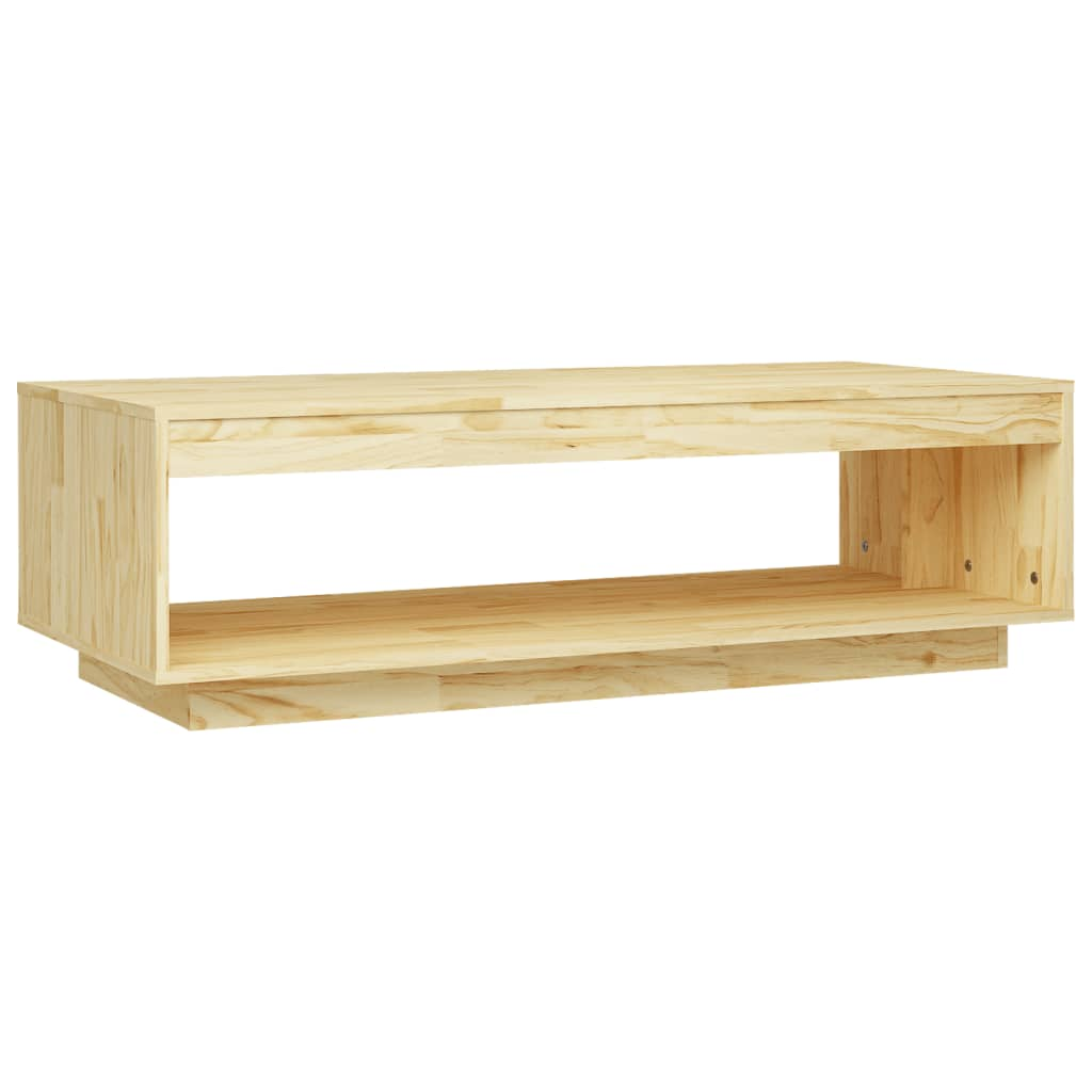 vidaXL Coffee Table 110x50x33.5 cm Solid Pinewood - Sudd