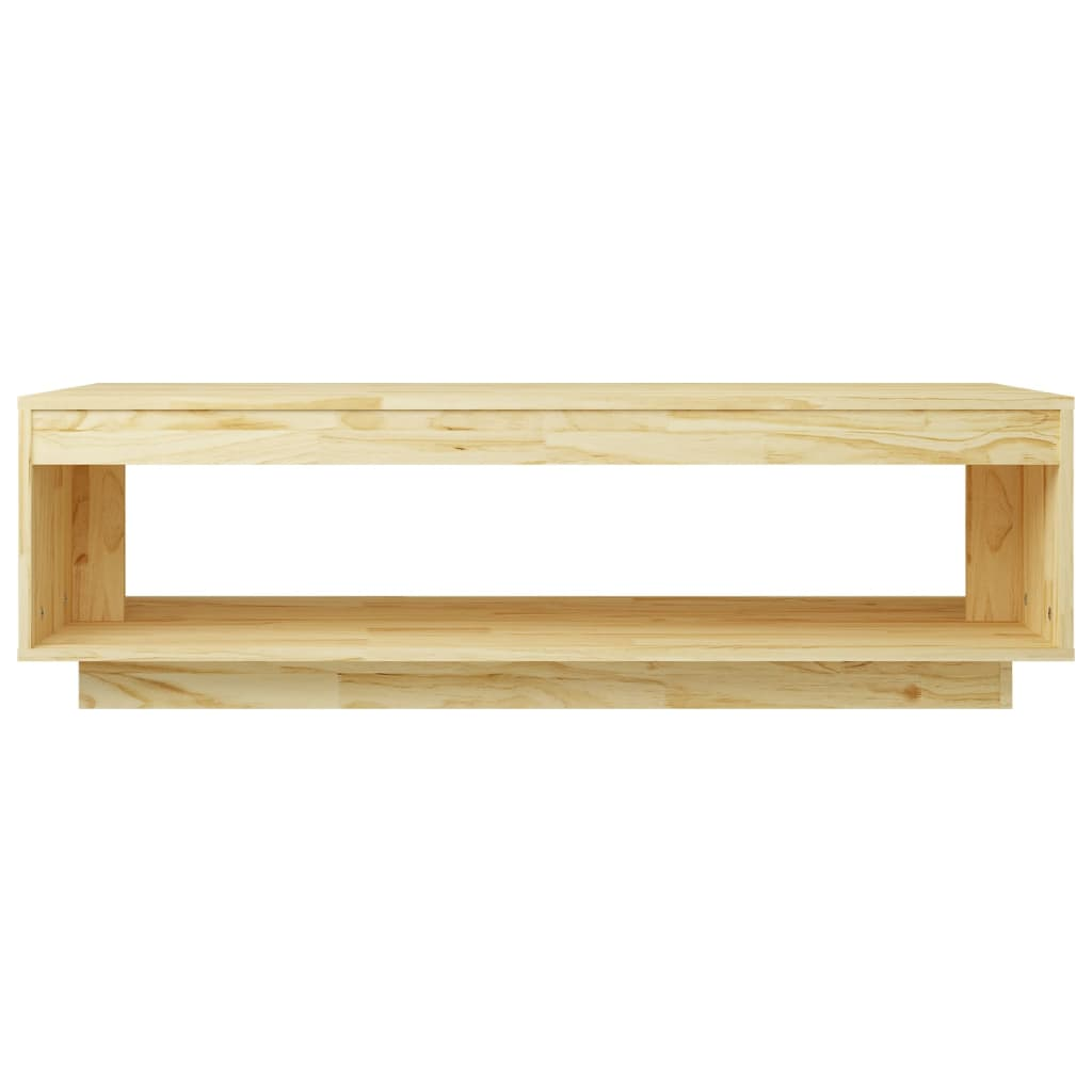 vidaXL Coffee Table 110x50x33.5 cm Solid Pinewood - Sudd