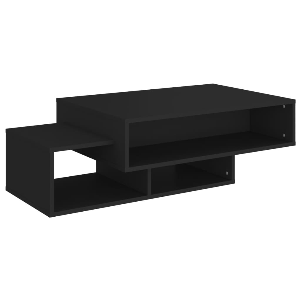 vidaXL Coffee Table Black 105x55x32 cm Engineered Wood - Sudd