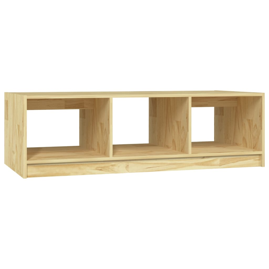 vidaXL Coffee Table 110x50x34 cm Solid Pinewood - Sudd