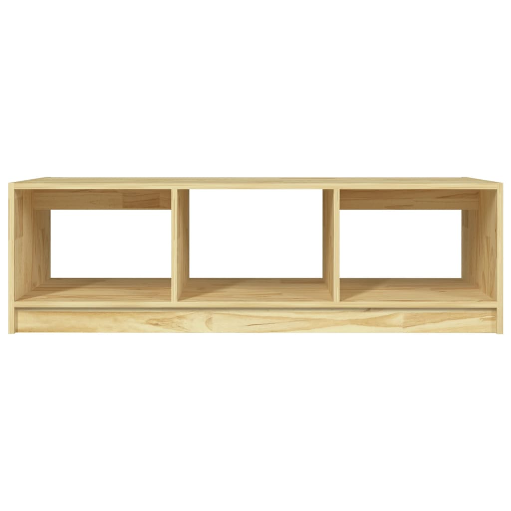 vidaXL Coffee Table 110x50x34 cm Solid Pinewood - Sudd