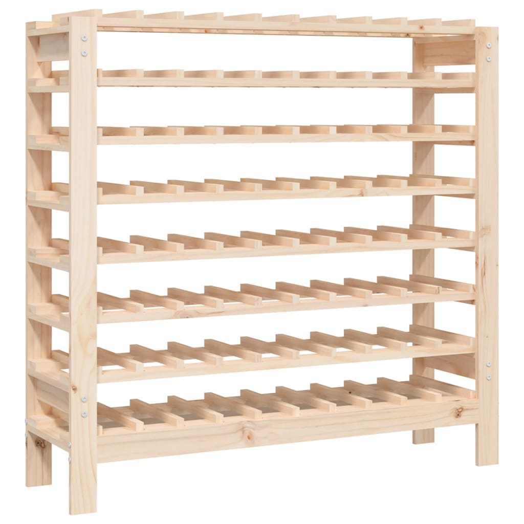 vidaXL Wine Rack 109.5x30x107.5 cm Solid Wood Pine - Sudd