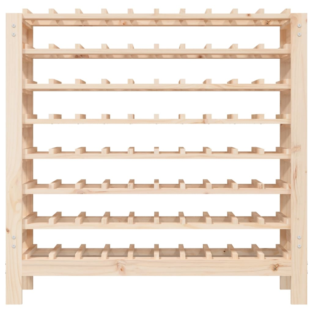 vidaXL Wine Rack 109.5x30x107.5 cm Solid Wood Pine - Sudd