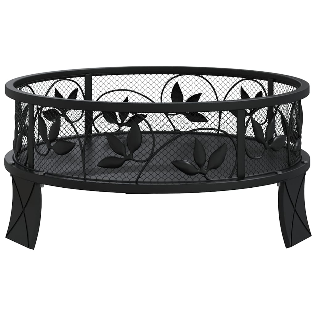 vidaXL Fire Pit with Poker 50 cm XXL Steel - Sudd