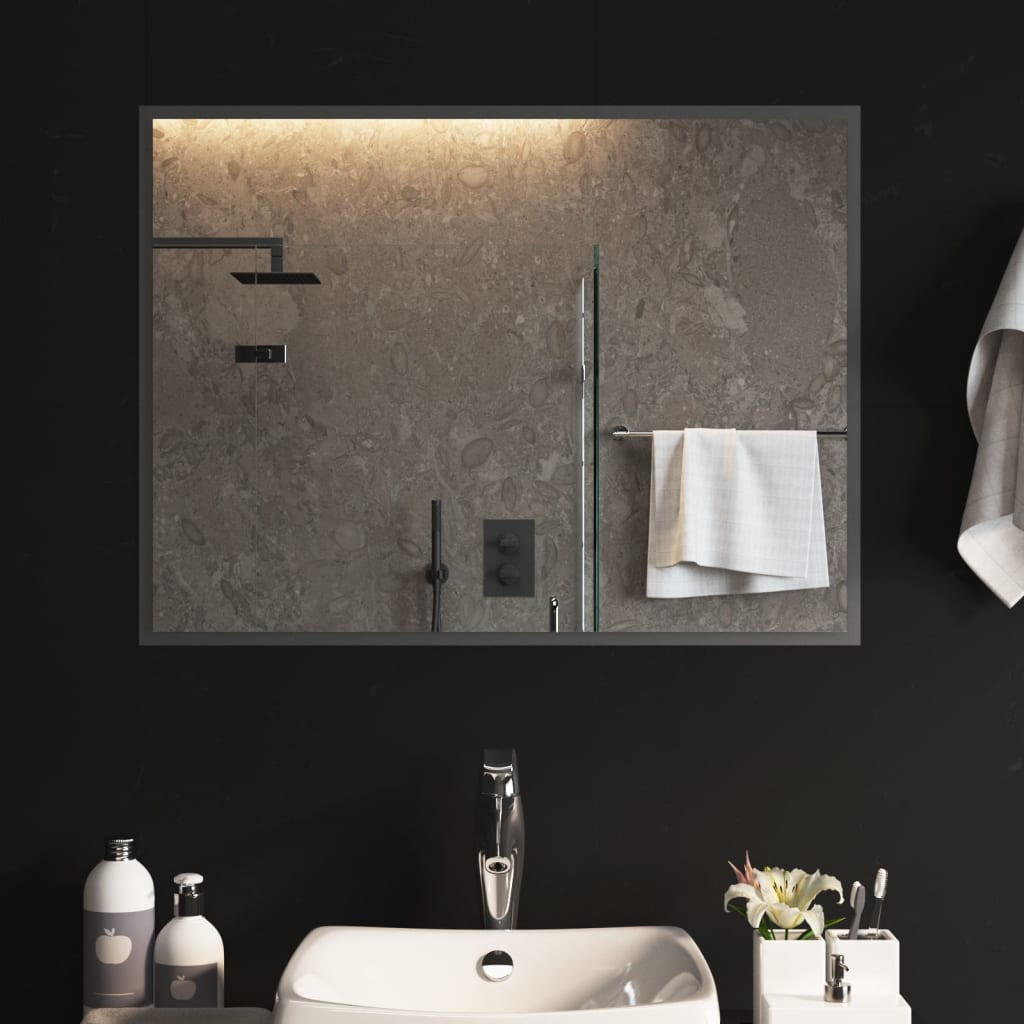 LED Bathroom Mirror 60x80 cm - Stylish and Waterproof - Sudd