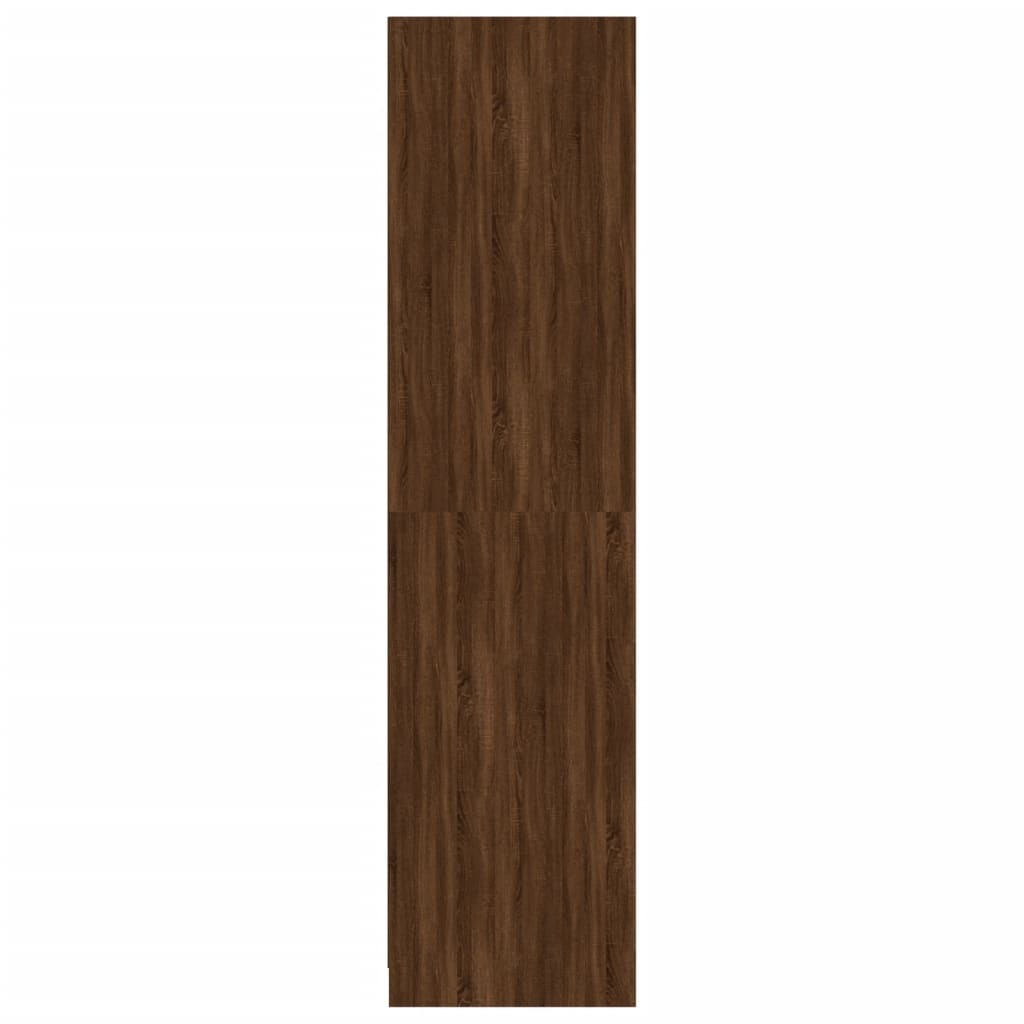 vidaXL Wardrobe Brown Oak 100x50x200 cm Engineered Wood - Sudd