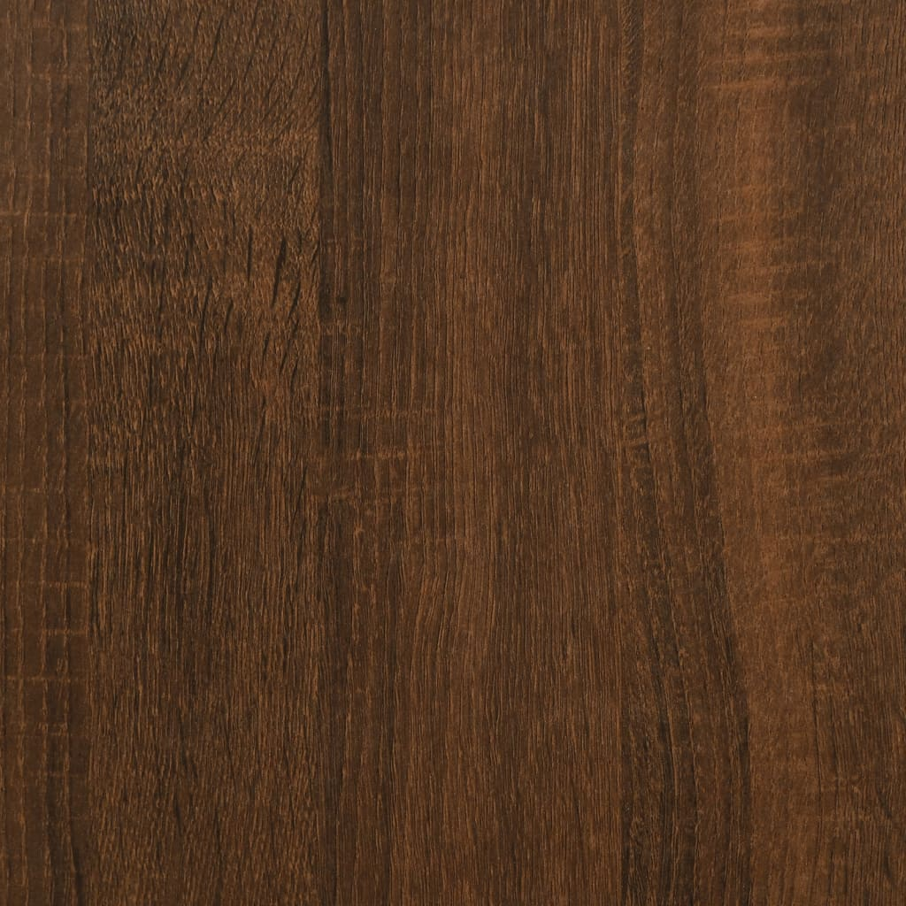 vidaXL Wardrobe Brown Oak 100x50x200 cm Engineered Wood - Sudd