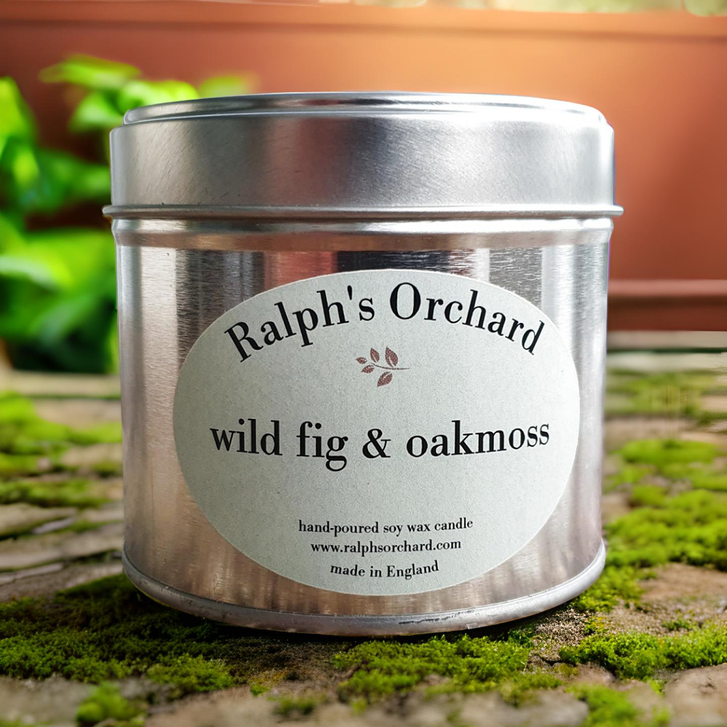 Wild Fig & Oakmoss Scented Candle - Sudd