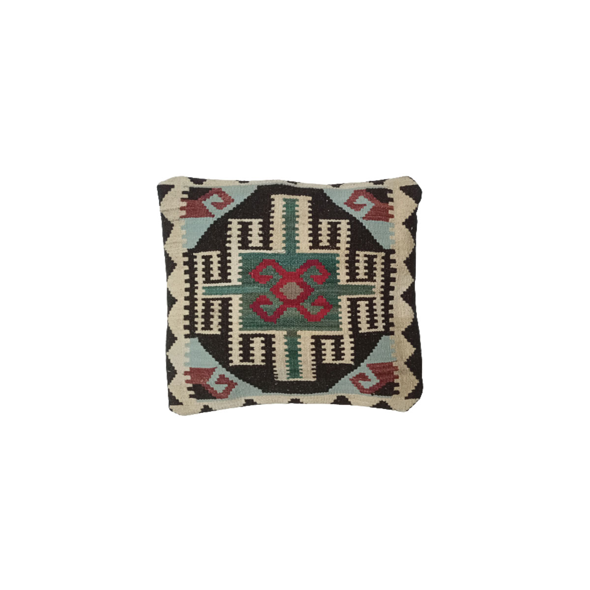 Handwoven Kilim Rangitoto Cushion Cover | Colorful and Attractive Design - Sudd