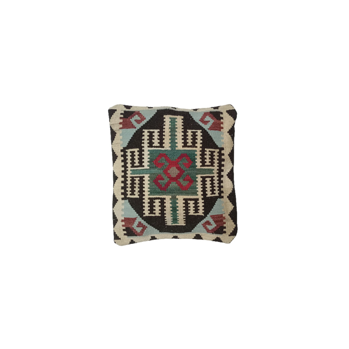 Handwoven Kilim Rangitoto Cushion Cover | Colorful and Attractive Design - Sudd