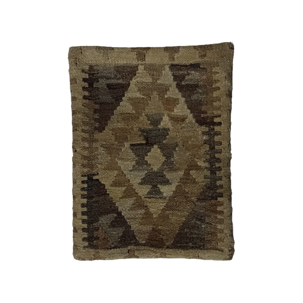 Kilim Tobacco Brown Cushion Cover - Sudd