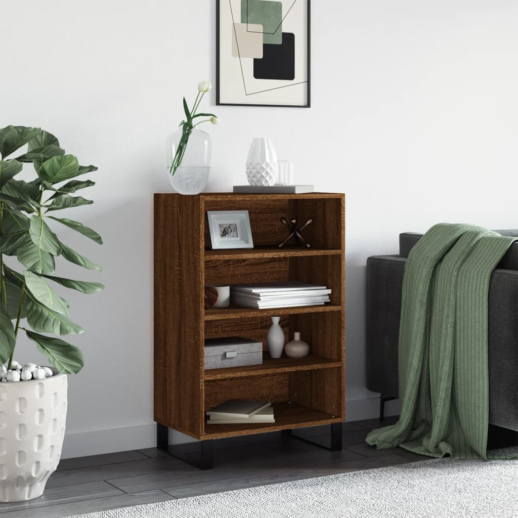 Brown Oak Highboard - Sudd