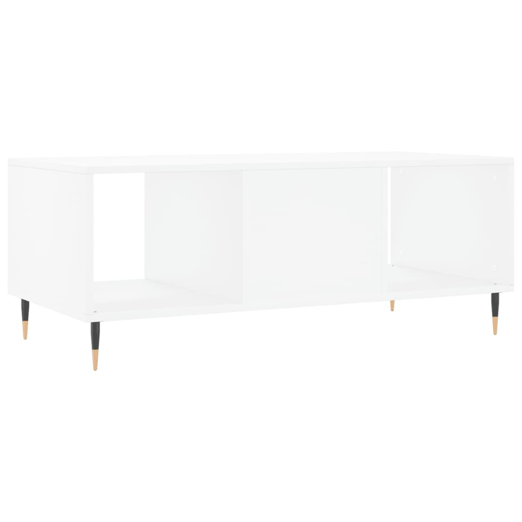 vidaXL Coffee Table White 102x50x40 cm Engineered Wood - Sudd