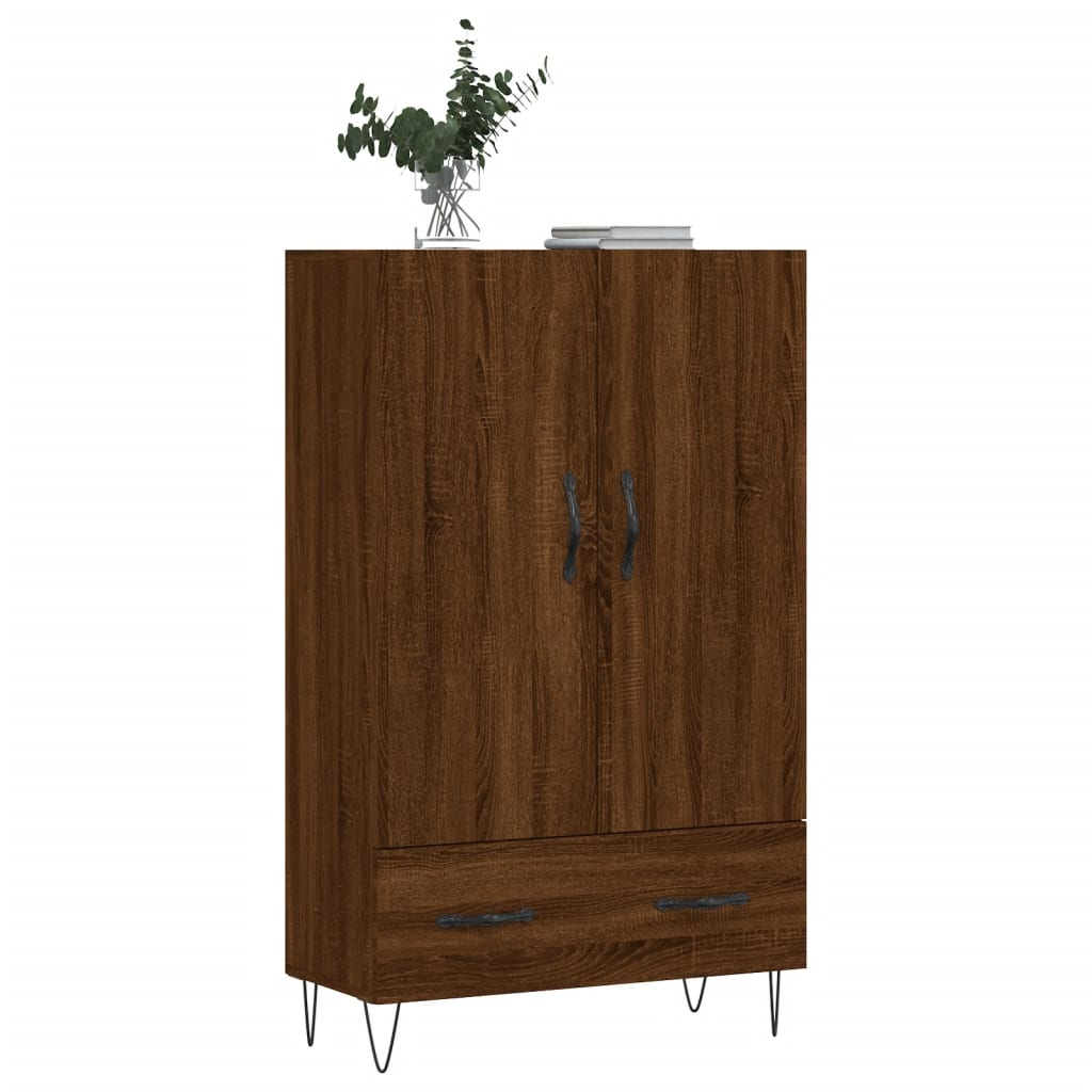 Brown Oak Highboard - Sudd