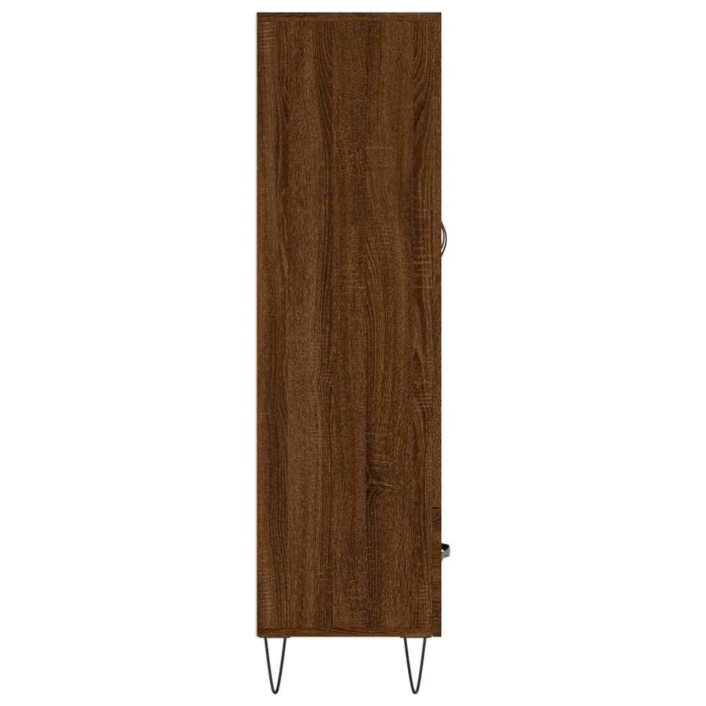 Brown Oak Highboard - Sudd