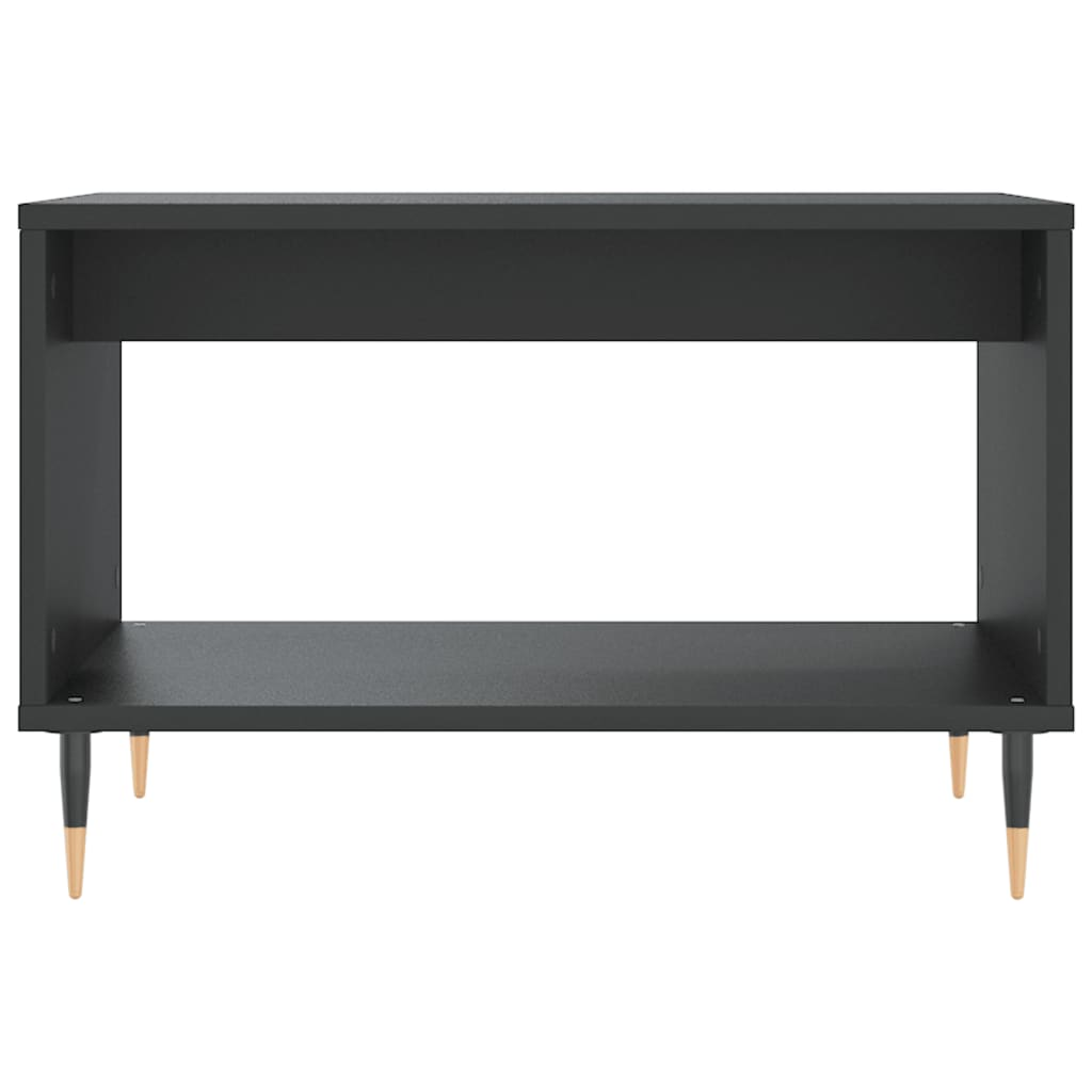 vidaXL Coffee Table Black 60x50x40 cm Engineered Wood - Sudd