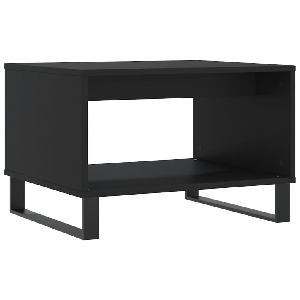 vidaXL Coffee Table Black 60x50x40 cm Engineered Wood - Sudd