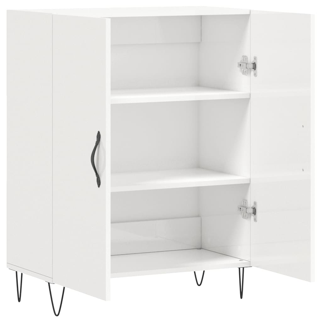 High Gloss White Sideboard - Sudd