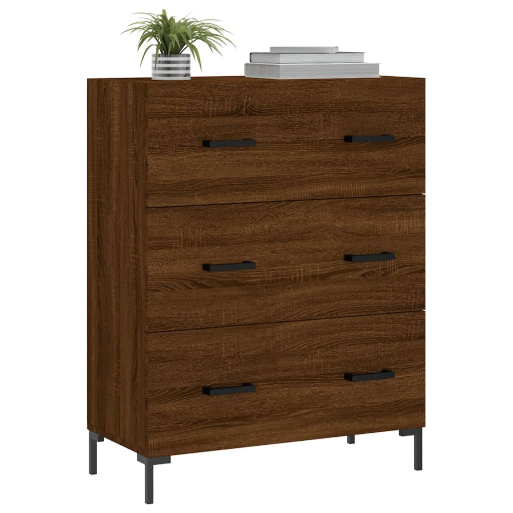 Brown Oak Sideboard - Sudd