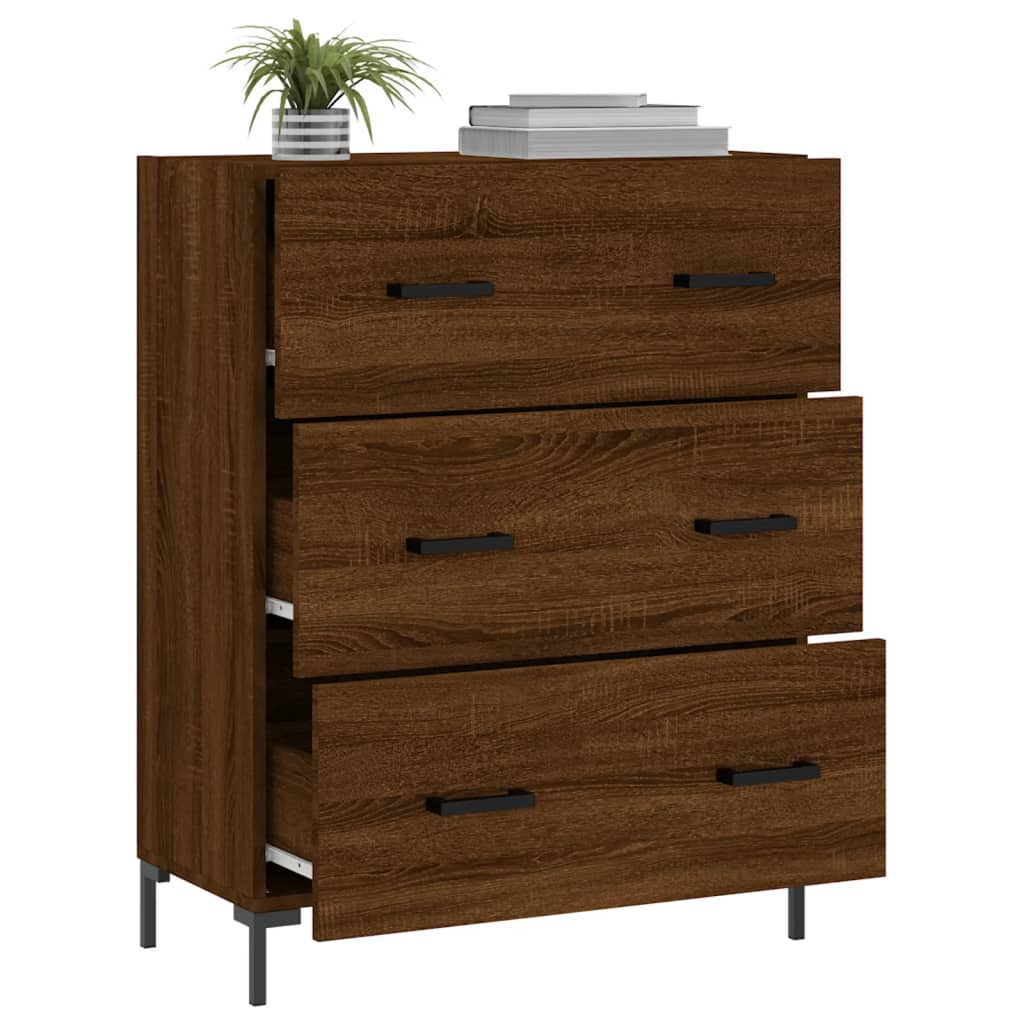 Brown Oak Sideboard - Sudd