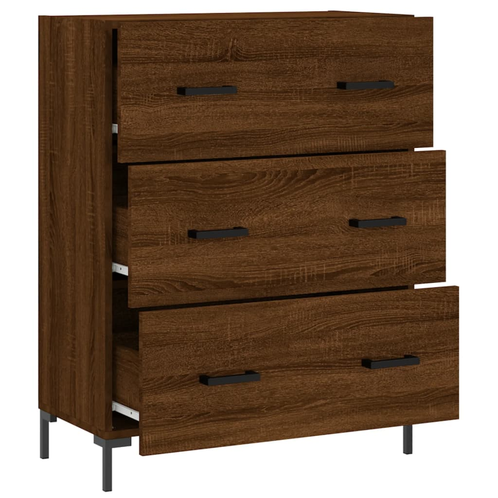 Brown Oak Sideboard - Sudd