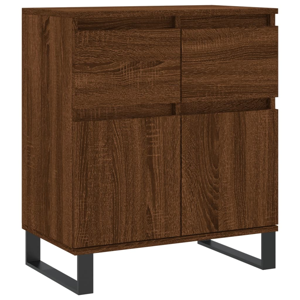 Brown Oak Sideboard - Sudd