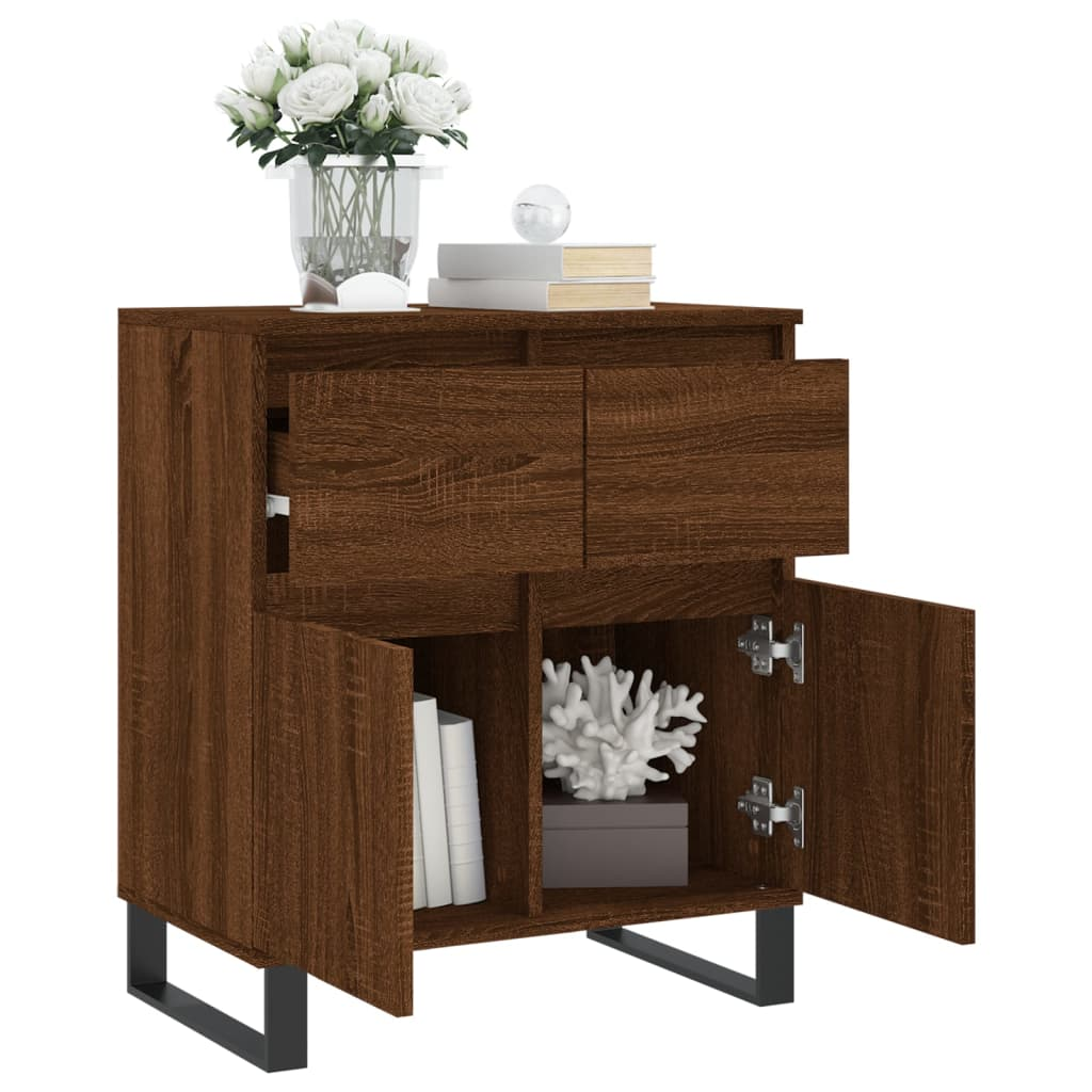 Brown Oak Sideboard - Sudd