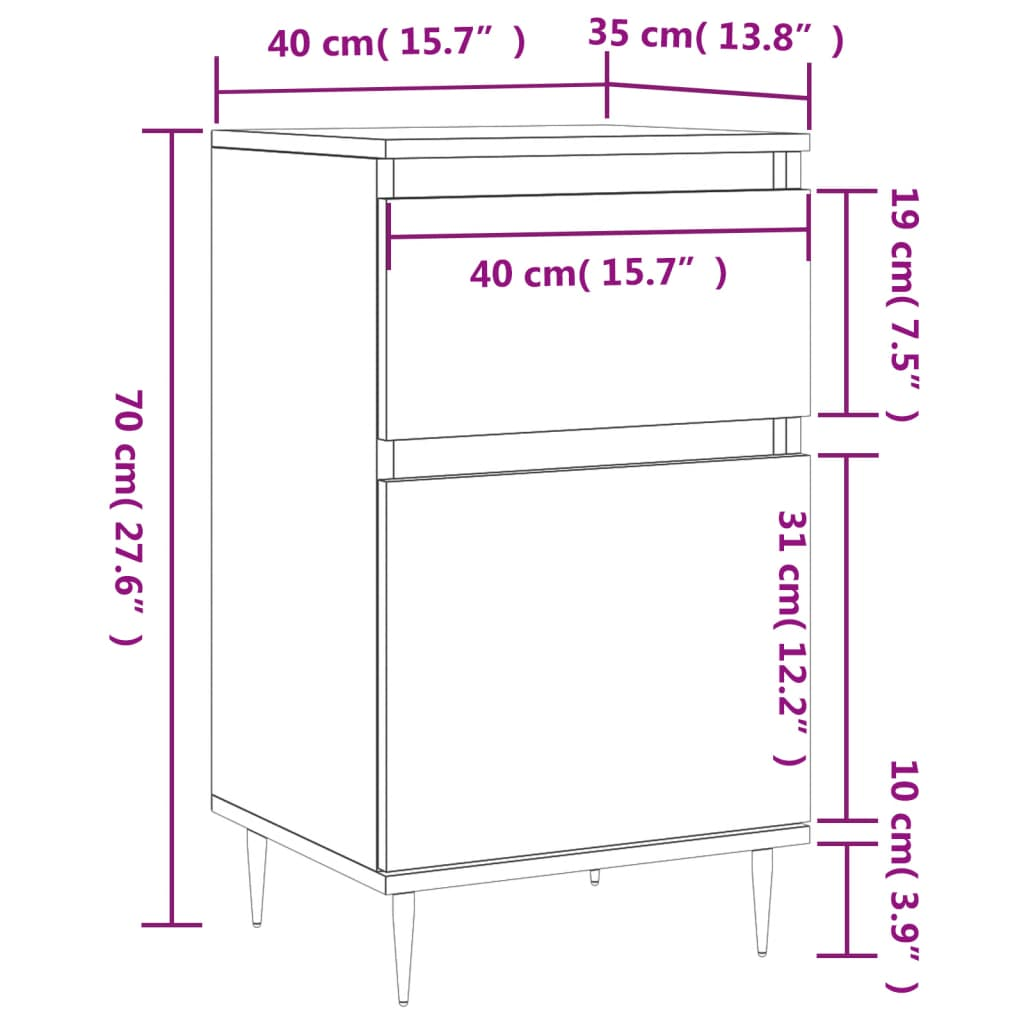 Sonoma Oak Sideboard - Sudd