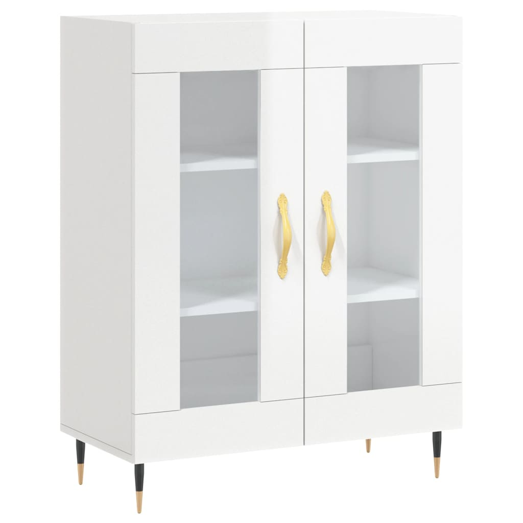 High Gloss White Sideboard - Sudd