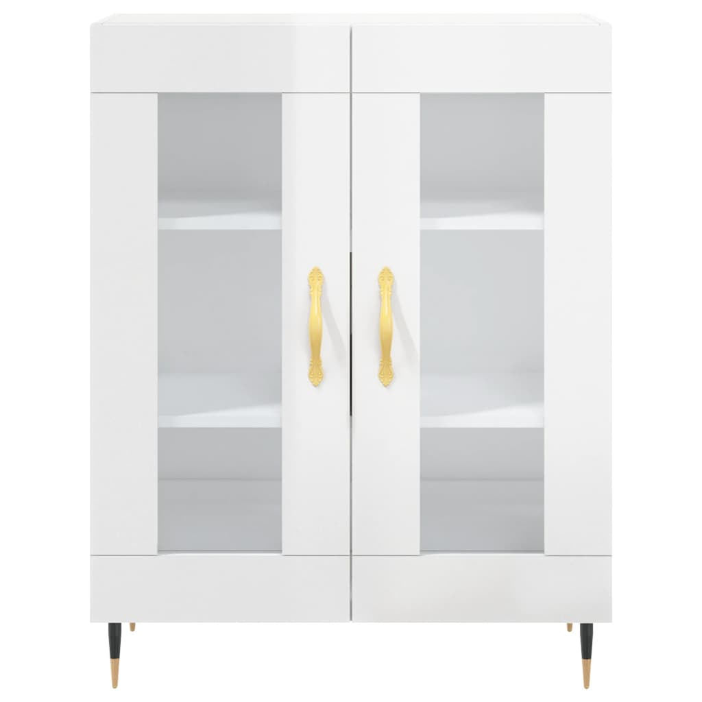 High Gloss White Sideboard - Sudd