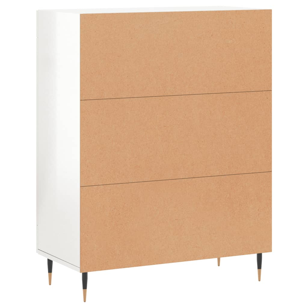 High Gloss White Sideboard - Sudd