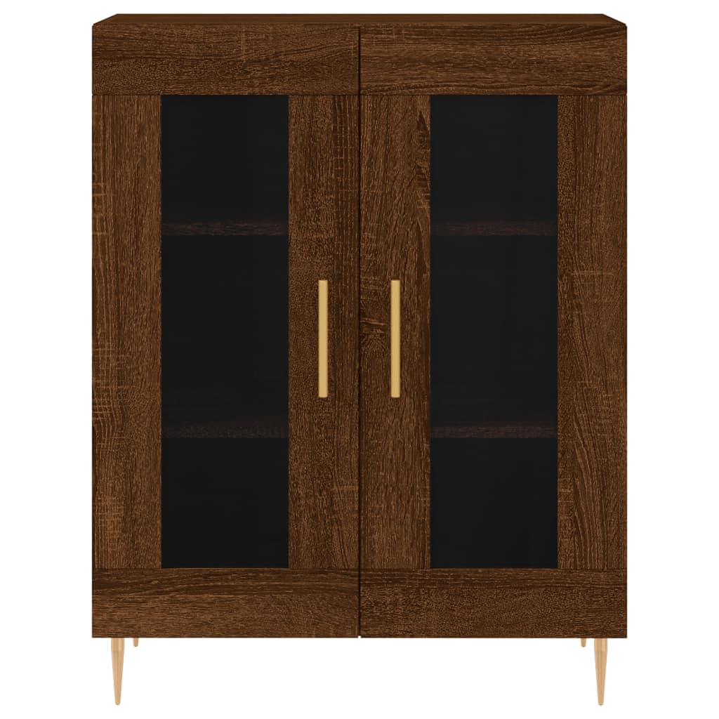 Brown Oak Sideboard - Sudd