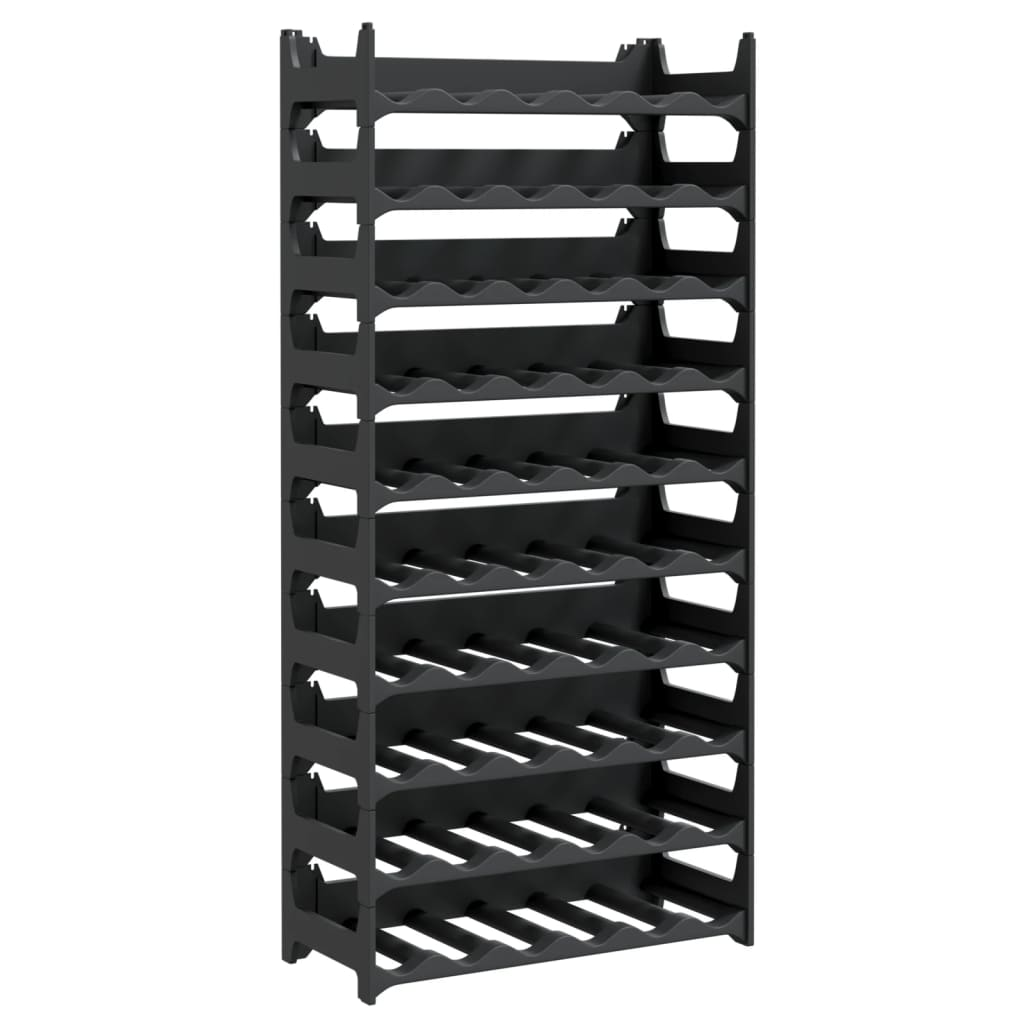 vidaXL Wine Rack for 60 Bottles PP Stackable - Sudd