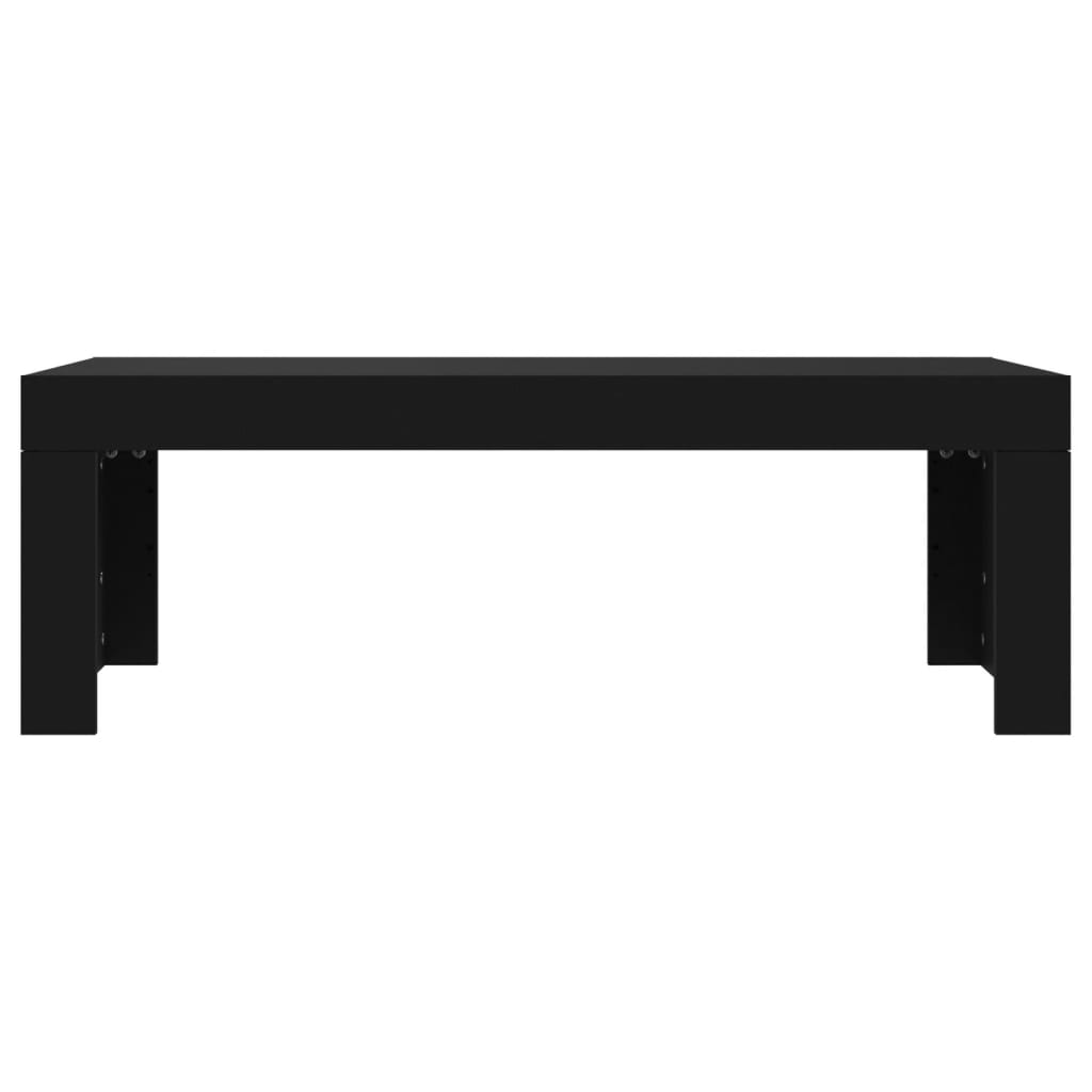 vidaXL Coffee Table Black 102x50x36 cm Engineered Wood - Sudd