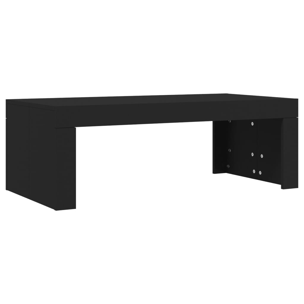 vidaXL Coffee Table Black 102x50x36 cm Engineered Wood - Sudd