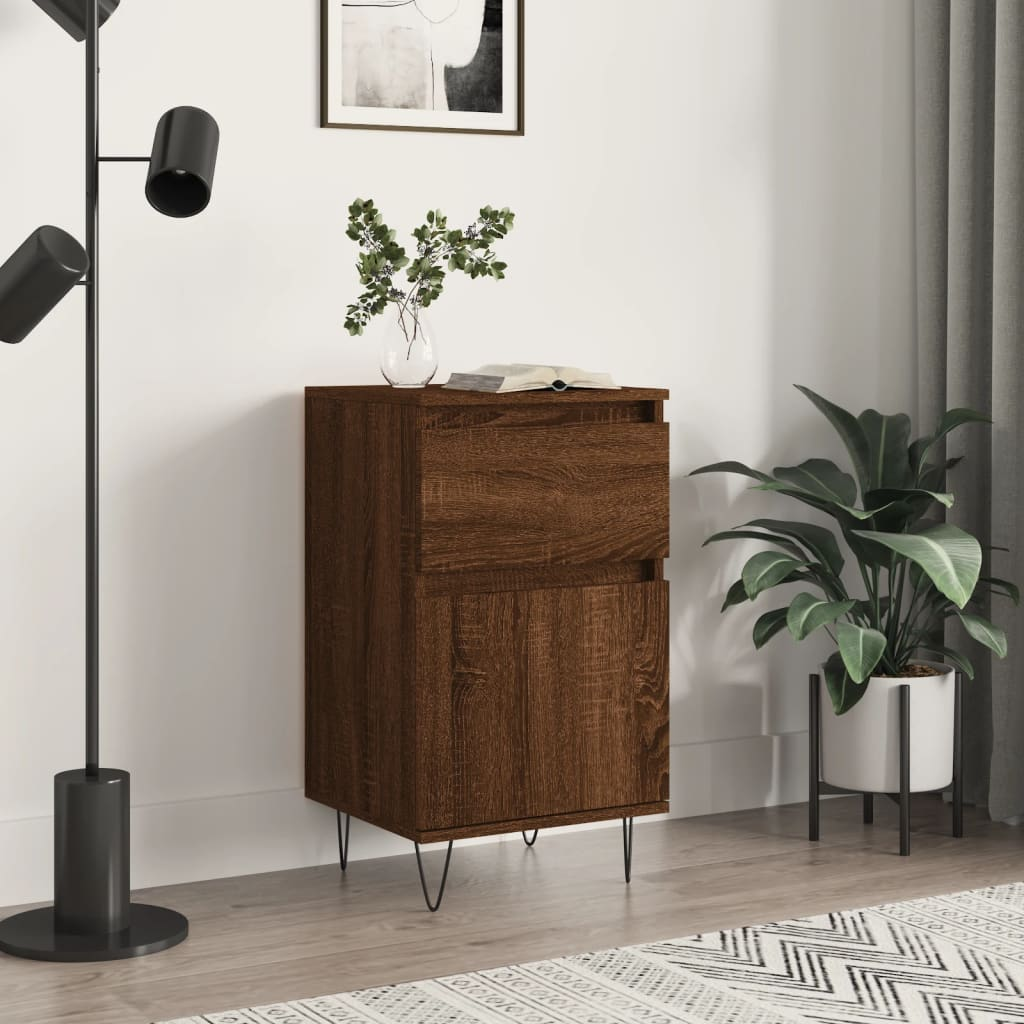 Brown Oak Sideboard - Sudd