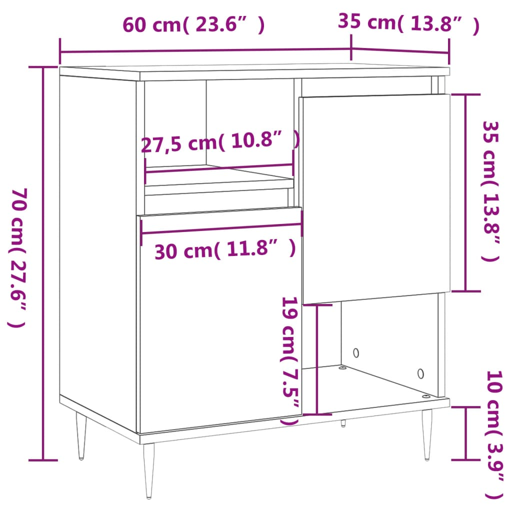 Black Sideboard - Sudd