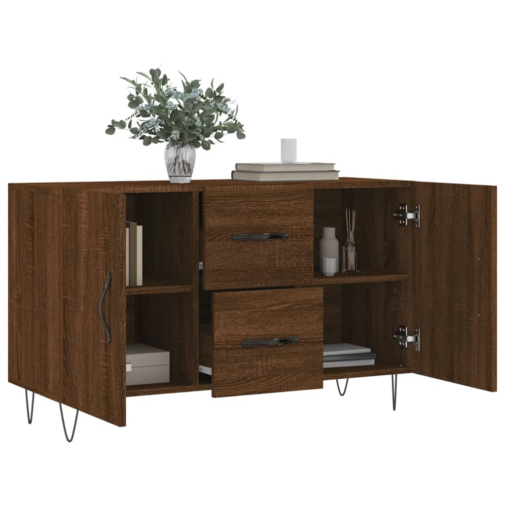 Brown Oak Sideboard - Sudd