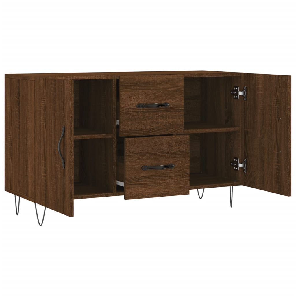 Brown Oak Sideboard - Sudd