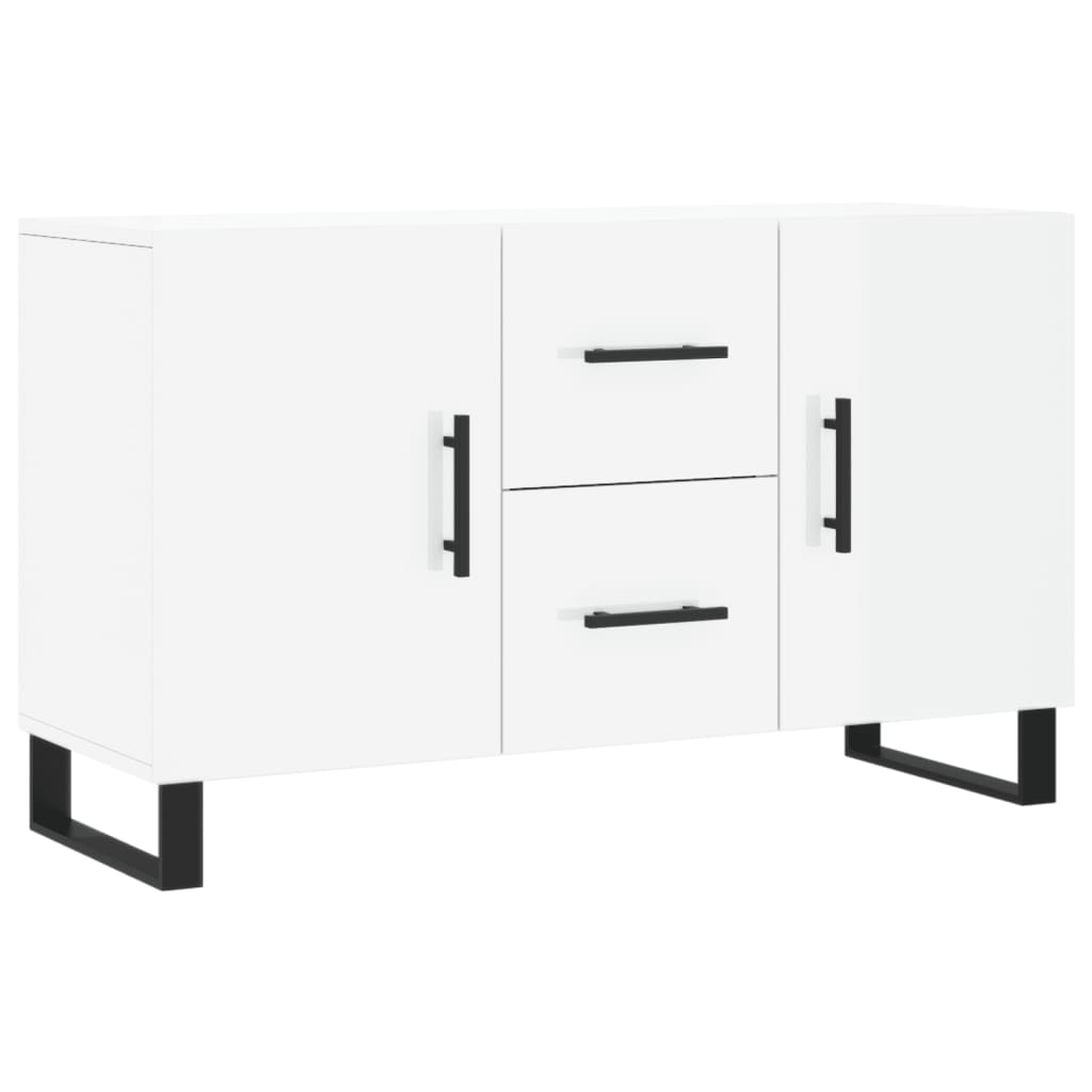 High Gloss White Sideboard - Sudd