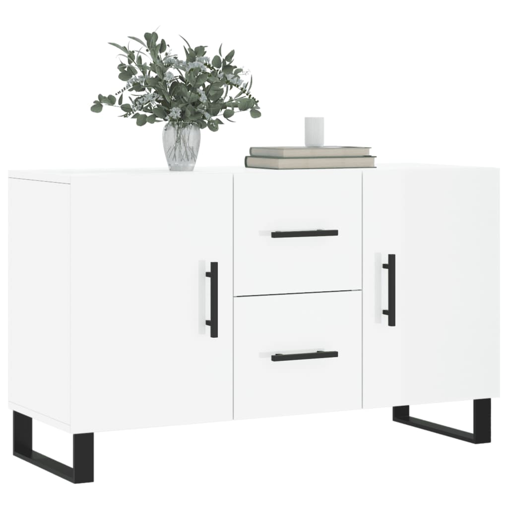 High Gloss White Sideboard - Sudd