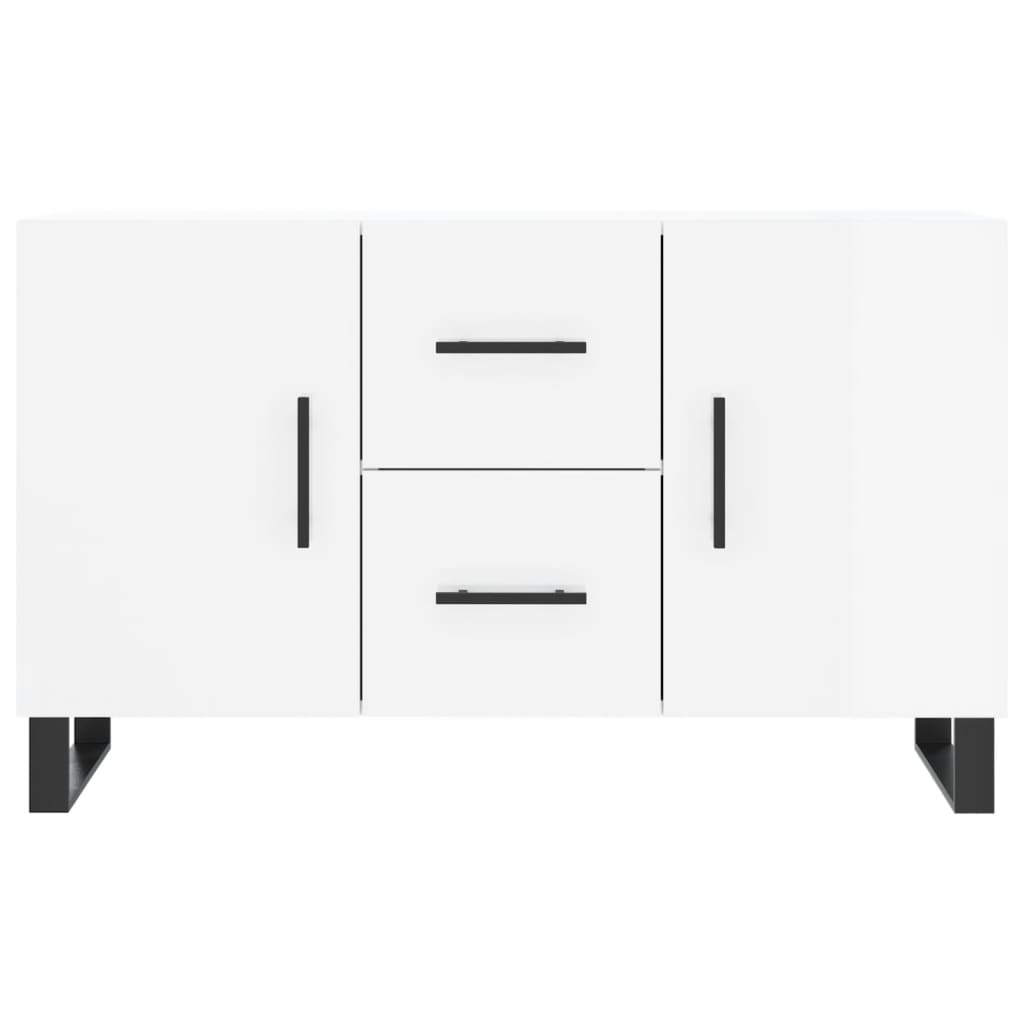 High Gloss White Sideboard - Sudd