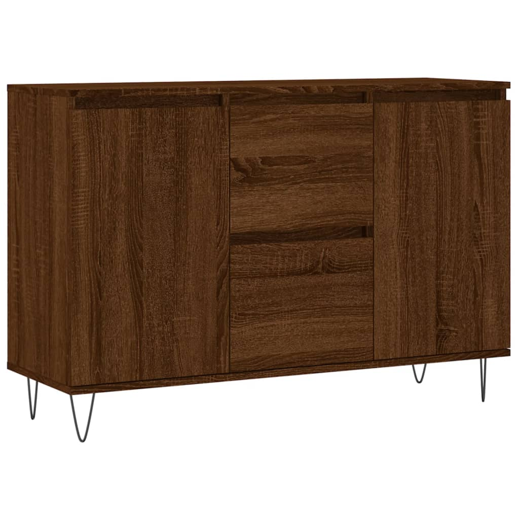 Brown Oak Sideboard - Sudd