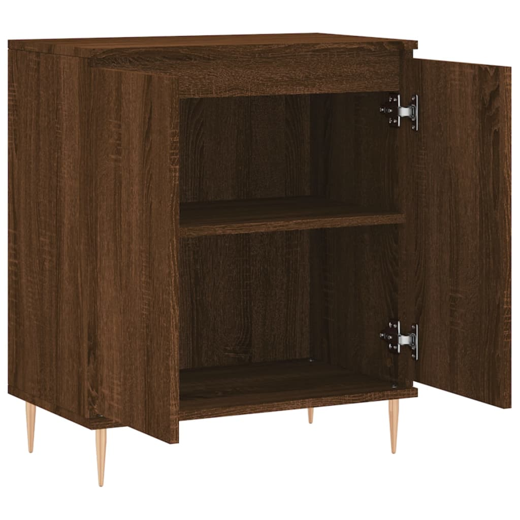 Brown Oak Sideboard Medium - Sudd