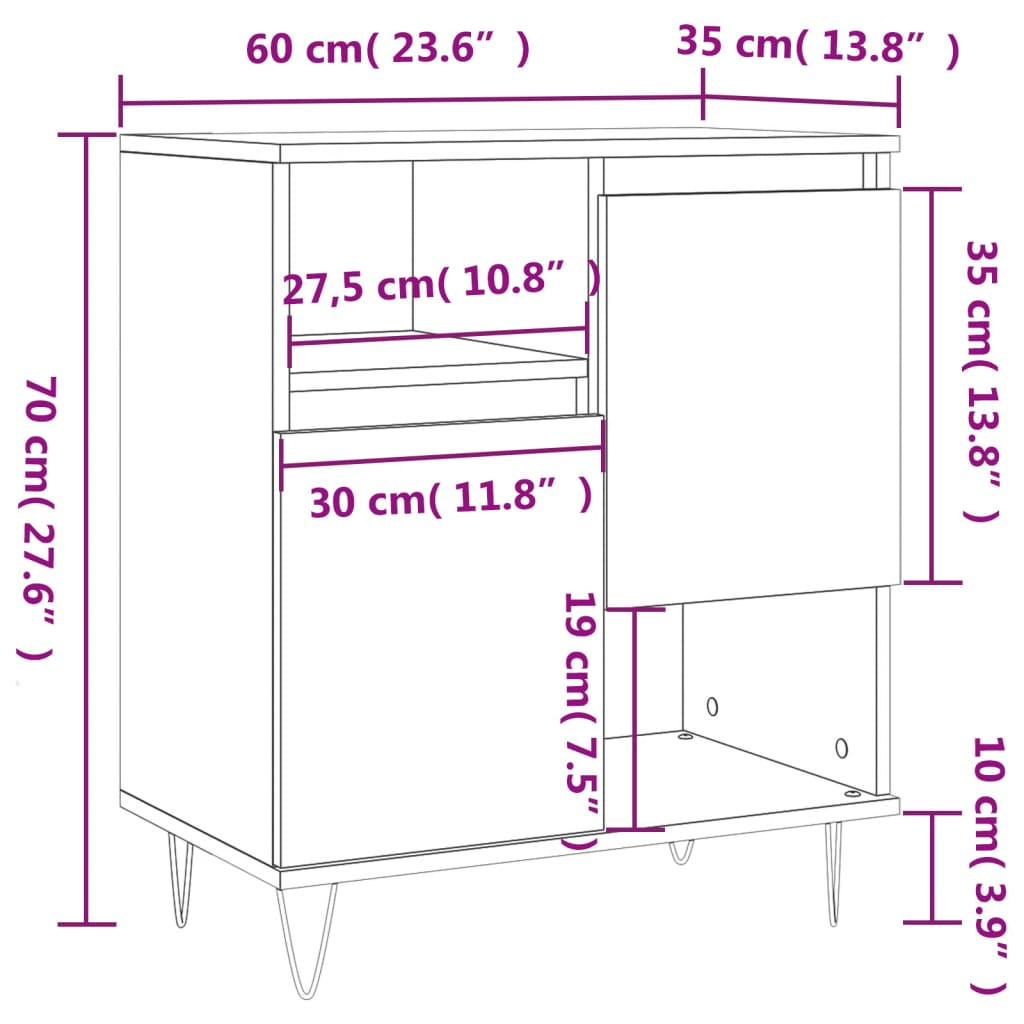 Black Sideboard - Sudd