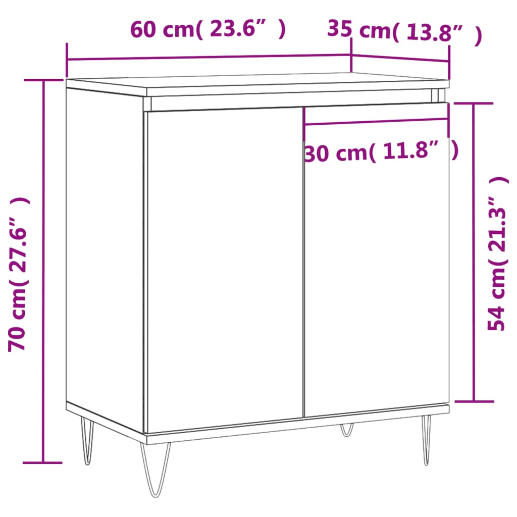 Sonoma Oak Sideboard - Sudd