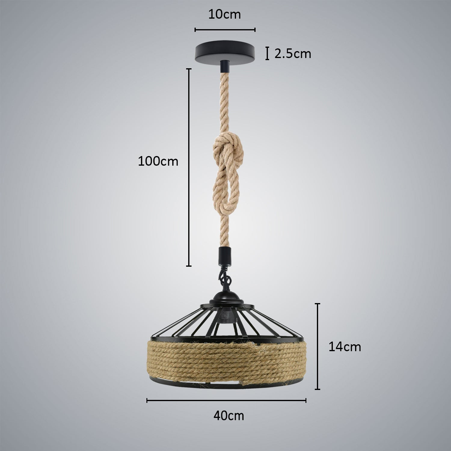 Hanging Lamp Hemp Rope Light Ceiling Pendant Light~1536 - Create a Warm and Romantic Atmosphere - Sudd