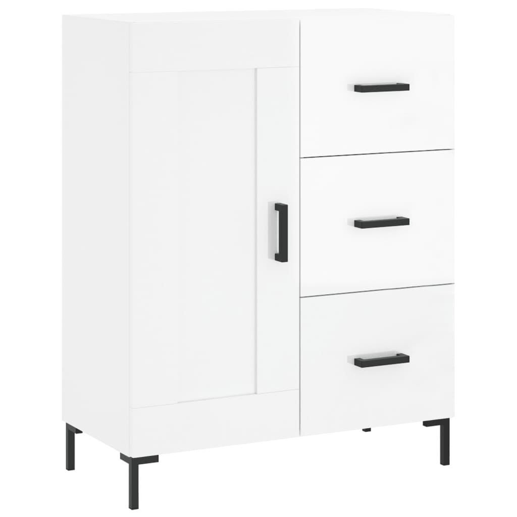 High Gloss White Sideboard - Sudd