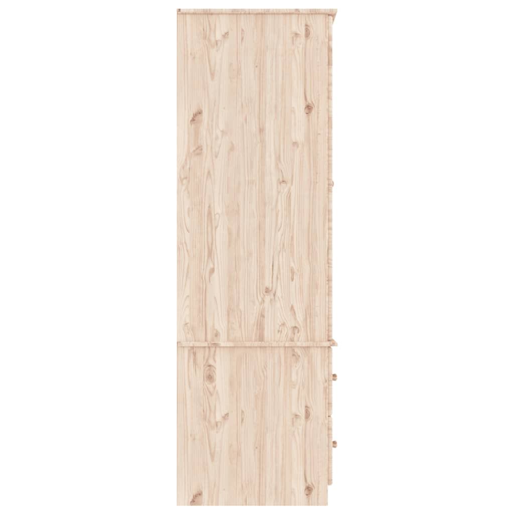 vidaXL Wardrobe ALTA 90x55x170 cm Solid Wood Pine - Sudd