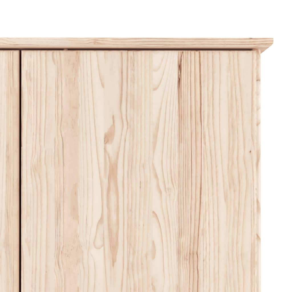 vidaXL Wardrobe ALTA 90x55x170 cm Solid Wood Pine - Sudd